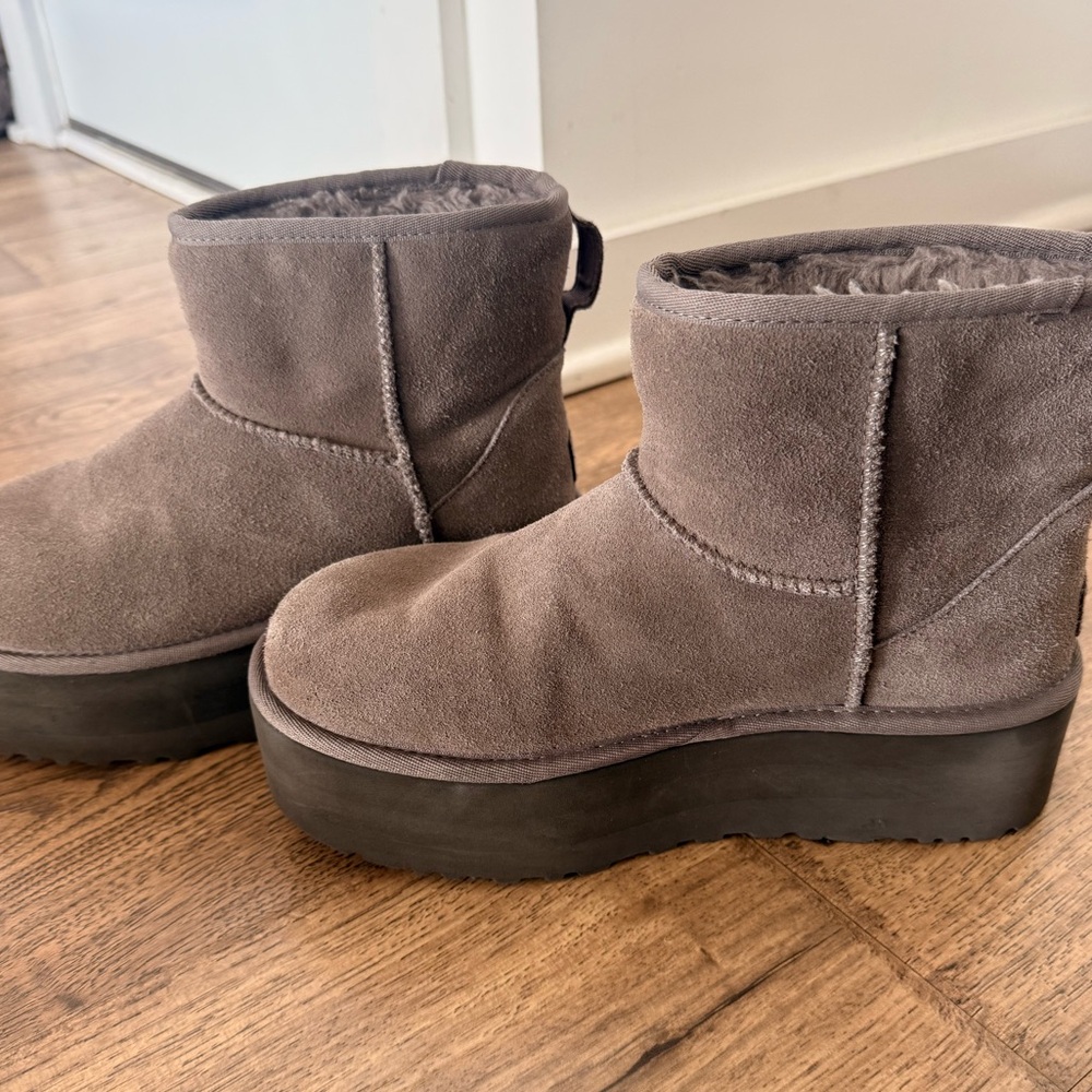 Ugg classic mini platform grey - image 4